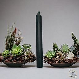 Bougie Vert Foncé Grand Modèle