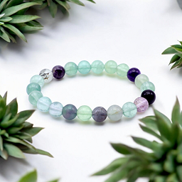 Fluorite Multi-Color Grade AA 8mm