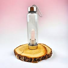 Bouteile de Tadasana Quartz rose