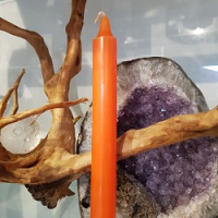 Bougie Orange Rituel
