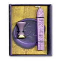 Set Cire et Sceau Mauve Trikiel